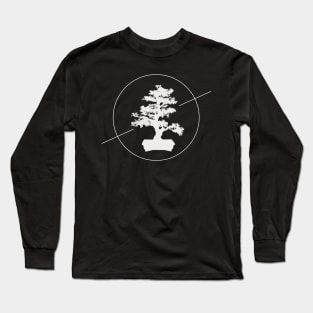 Retro Bonsai Tree Long Sleeve T-Shirt